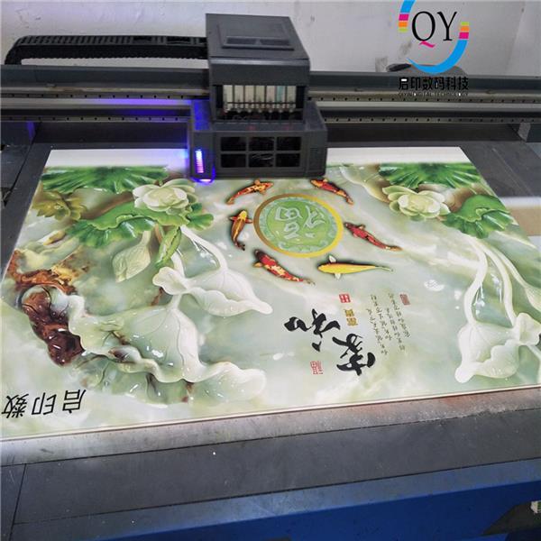 家装电视背景墙uv浮雕图案打印机